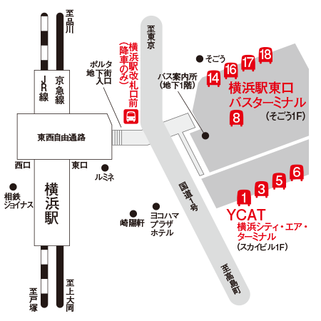 横浜駅 東京ディズニーリゾート 高速バス 京浜急行バス