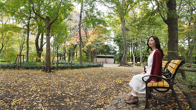 前往代表東京的充滿自然氣息的公園