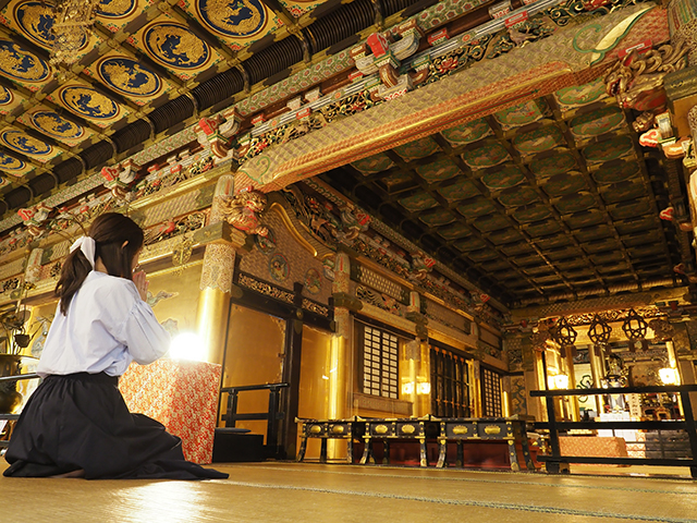 参观美丽的江户时代前期、寺社建筑的杰作