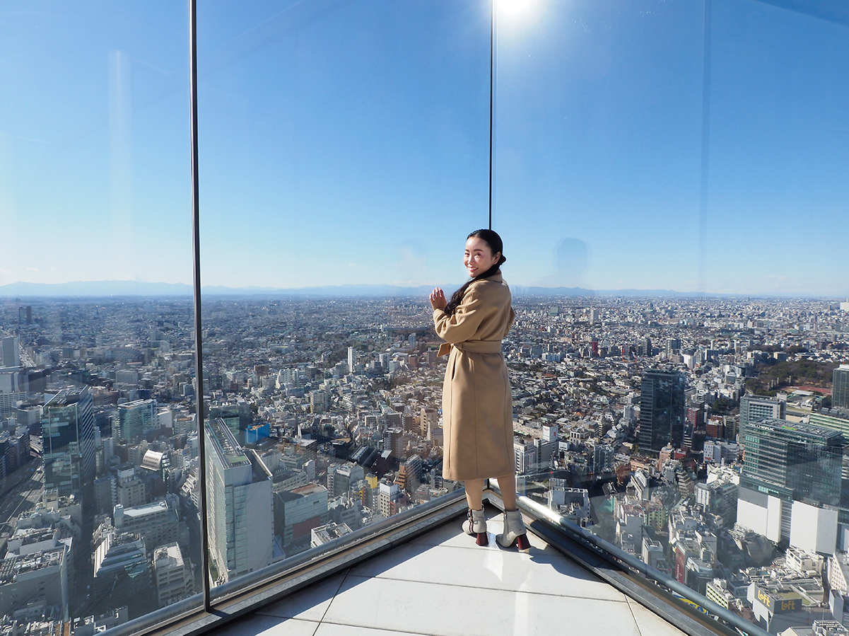 A grand panorama from the observation facility that overlooks the surrounding areas of Tokyo