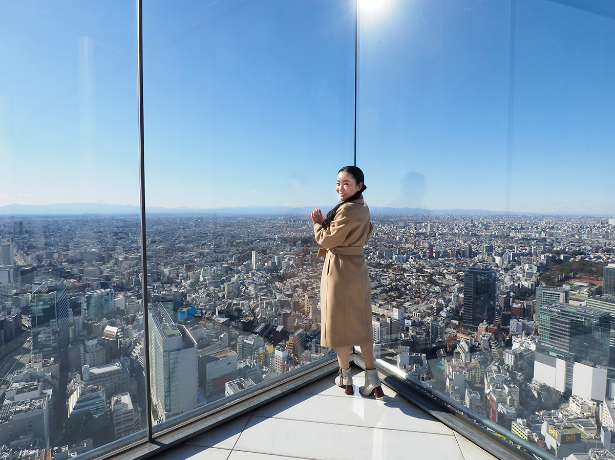 从可以眺望到东京周边地区的展望设施的全景