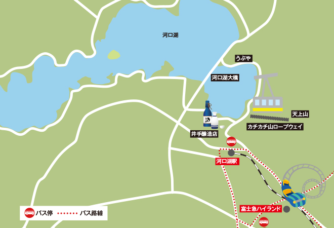 kawaguchiko Map